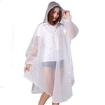 Imperméables à Capuche Femme Ponchos de Pluie Transparent Cape Pluie Respirant Manteau Imperméable Veste Anti Pluie Coupe-Vent Raincoat Pour Randonnée Moto Vélo Pêche Voyage