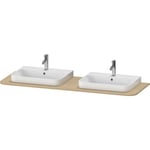 Duravit Happy D.2 Plus bänkskiva, 160x55 cm, ek