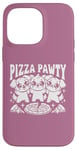 Coque pour iPhone 14 Pro Max Pizza Party Pizza Pawty Three Dogs Funny Pun amoureux des chiens