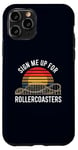 Coque pour iPhone 11 Pro Inscrivez-moi pour le ventilateur Rollercoasters Retro Roller Coaster