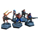 Combat Zone 5 Plastic Gangers Miniatures - 28mm, Sci Fi, Near Future