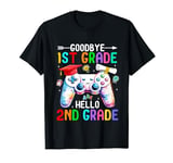 Kids Goodbye First Grade Hello Second Grade Graduation Gamer T-Shirt