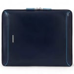 Piquadro Blue Square Leather Blue Portfolio - PB6264B2-BLU2