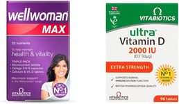 Wellwoman Max Support Pack with Vitamin D 2000IU