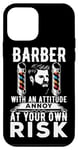 Coque pour iPhone 12 mini Tondeuse à cheveux amusante pour barbier