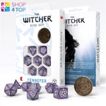 Le Witcher Wurfelset Yennefer Lilas Et Gooseberries Games Q-Workshop RPG Neuf