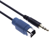 Alpine Ligne En Entrée Câble De Connexion Kce-237B Audio Vers Standart Aux Jack 3.5 Mm Câble Convertisseur Compatible Avec Alpine Cda 105Ri 117Ri Cde 104Bti 103Bt 102Ri 101R Rm 111R Rm 112Ri W203Ri 1