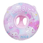 Ange lapin rose 1 - 6 ans Bébé Siège De Piscine, Bébé Bouée Bébé Piscine Anneau De Bébé Enfant Flotteur Bague De Natation Flottante, Piscine Réglable Taille Gonflable pour Enfants Bébé.