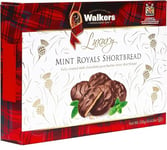 Walker's Shortbread Luxury Mint Royals Shortbread, Traditional Pure Butter Scottish Recipe, 150g (Pack of 12)