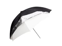 Paraply Dual Duty 101cm Black/Silver/White