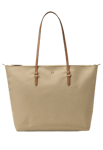 Lauren Ralph Lauren Nylon Large Keaton Tote Bag Brun