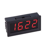 Module d'horloge électronique à tube numérique LED,horloge réseau WiFi,synchronisation automatique,mouvement,alcool lumineux,12V,bricolage dans la voiture,fuseau horaire mondial - Type Rouge