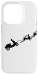 Coque pour iPhone 14 Pro Retro Scooter Club Vacances Renne Gear Head Scoot Life