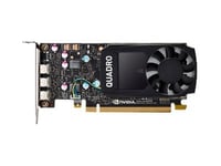 NVIDIA Quadro P400 - Carte graphique - Quadro P400 - 2 Go GDDR5 - PCIe 3.0 x16 profil bas - 3 x Mini DisplayPort - pour Workstation Z2 G4 (MT, SFF), Z2 G5, Z2 G8, Z240 (SFF, tower), Z4 G4, Z440...