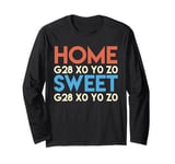 3-D Printer Home Sweet G28 XO YO ZO GCode 3D Prints Long Sleeve T-Shirt