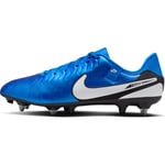 Nike Men's Tiempo Legend 10 Academy SG-Pro Anti-Clog Traction Sneaker, Signal Blue White, 11.5 UK