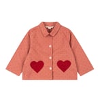 Konges Sløjd Nola Shirt Jacket Gots - Mahogany Dot | Rosa | 7-8 years