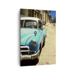 Impression sur Toile 70x100cm Tableaux Image Photo Voiture classique cuba havane