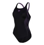 Arena Womenss Swim Pro Graphic Swimsuit in Black - Size 12 UK