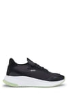 BOSS Mens TTNM EVO Slon TTNM EVO Trainers with Ribbed Sole Size Dark Grey