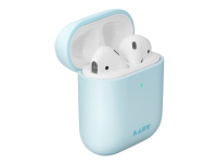 Laut HUEX PASTELS - Fodral för hörlurar - polykarbonat - baby blå - för Apple AirPods (1:a generation, 2a generation)