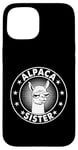 Coque pour iPhone 15 Alpaga Sister Alpaga Farmer Alpaca Sister