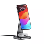 Satechi Trådlös Laddare 2-in-1 Foldable Qi2 Wireless Charging Stand MagSafe