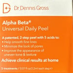 Dr Dennis Gross Alpha Beta UNIVERSAL DAILY Face/Facial 2 Step PEEL 08/26