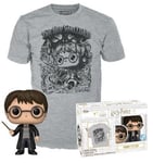 Funko Pop! & Tees (Adult): Harry Potter - Harry Potter Vinyl Figure and T-Shirt (S)