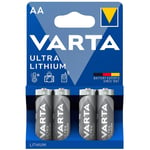 Ultra Lithium AA / LR6 Batteri 4-pack