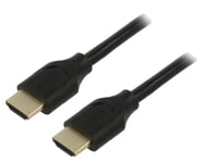 Cable HDCP 2.2 HDMI 2.1 male des deux cotes 0.5m noir