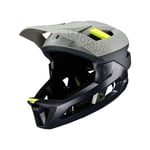 Casque Mtb Enduro 3.0 Avec Mentonnière Amovible 3 En 1 Gris LEATT Vélo