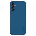 Nillkin Super Frosted Shield-fodral för Samsung Galaxy A14 5G / Galaxy A14-skal + telefonstativ blå