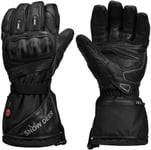 Gants Chauffants pour Moto,Gants Chauffants à Pile 7.4V 2200mAh Rechargeable pour Hommes Femmes,Gants Chauffants de Moto Motards pour Arthritiques,Gants Chauffe Mains pour Sports d’Hiver de Plein Air