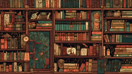 Animated Bookshelf