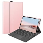 FINTIE Coque pour Microsoft Surface Go 4 2023 10.5 Pouces/Surface Go 3 2021/Surface Go 2 2020/Surface Go 2018, Étui Housse Multipositions Ajustables Fermeture Magnétique, Or Rose