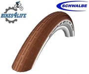 1 x Schwalbe Fat Frank 26 x 2.35" - K-Guard Active Line Reflective (Brown/Cream)