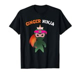 Ginger Unicorn Ninja Girls Redhead Ginga Princess Squad T-Shirt