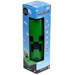 Minecraft Creeper Insulated Reusable Bottle with Digital Thermometer Gift New