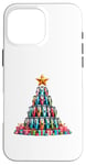 Coque pour iPhone 16 Pro Max Christmas Tree Coiffeur Tondeuse Coiffure Coiffeuse