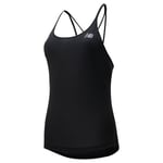 NEW BALANCE WOMEN'S IMPACT RUN TANK TOP VEST BLACK GYM TRAINING YOGA WORKOUT NEW