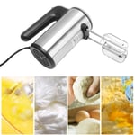 Electric Hand Mixer Adjustable Stainless Steel Kitchen Handheld Mixer W/Whisk UK