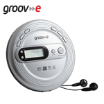 Groov-e GVPS210SR Retro Series Personal CD Player with FM Radio Stereo Earphone