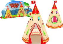 Leantoys Tipitält För Barn Indian Garden Creme Style 160 Cm X 105 Cm