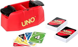 UNO Showdown Quick Draw Family Card Game with 112 Cards & UNO Showdown Unit for Ages 7 Years Old & Up, Gift for Kid, Adult Game Night, GKC04