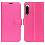 Sony Xperia 10 V Textured Etui - Rosa