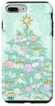 iPhone 7 Plus/8 Plus Pastel Green Mint Christmas Tree Ornaments Decoration Winter Case