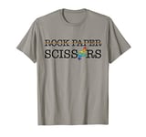 Rock Paper Scissors shirt Lesbian Queer Rainbow Pride Month T-Shirt