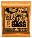 Ernie Ball Hybrid Slinky Bass 45-105 strengesett til elektrisk bass