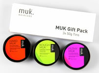 Hard Muk, Filthy Muk & Rough Muk Gift Pack 3x 50g Tins of GREAT Hair Wax 2022